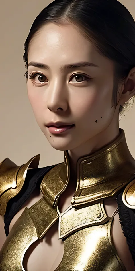 realistic, High resolution, soft light,1 female, alone, hip up, glowing skin, (detailed face), chinese armor