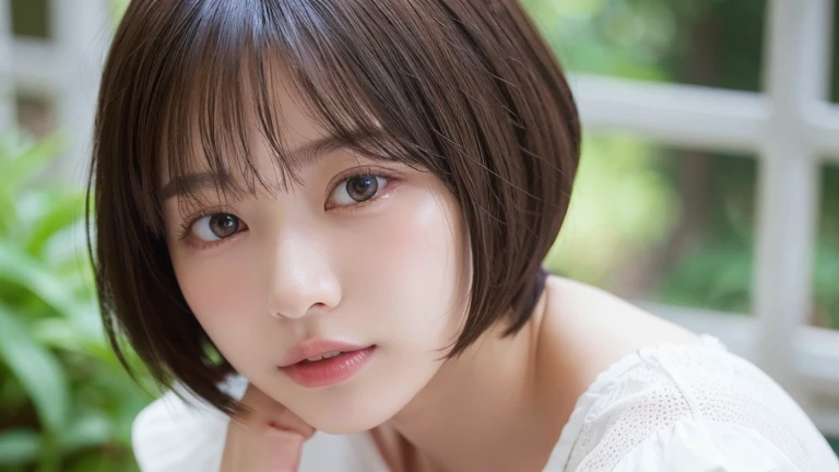 (bob cut hair:1.2),(wearing a blouse:1.2),1 girl,Japanese,21 years old,(small breasts:1.3),(highest quality,masterpiece:1.3,超A high resolution,),(Super detailed,caustics),(Photoreal:1.4,RAW shooting,)ultra-realistic capture,very detailed,High resolution 16K human skin close-up。 natural skin texture、,The pores are、、、、、、Must be detailed enough to be easily identified。 Skin should look even-toned and healthy。 Use natural light and color, sad expression, look at the camera, perfect dynamic composition, outdoor