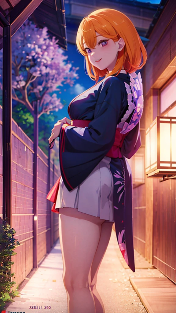 anime girl in kimono outfit posing for camera in courtyard, seductive anime girl, hanayamata, ayaka genshin impact, smooth anime cg art, photorealistic anime girl render, in a kimono, in kimono, wearing a simple robe, [ 4 k digital art ]!!, made with anime painter studio, beautiful alluring anime woman,  in dress