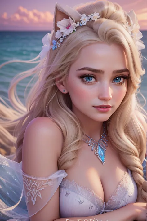 "(best quality,highres,masterpiece:1.2),ultra-detailed,(realistic,photorealistic,photo-realistic:1.37),elsa,elaborate crystal li...