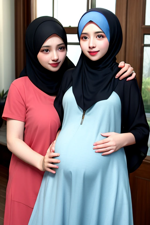 Pregnant hijab sex SeaArt AI 