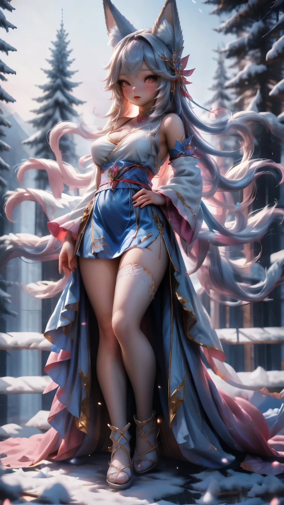 ( fille, corps entier :1.7) Fille d&#39;Arad en robe bleue assise sur le rebord de la fenêtre, Waifu anime mignon dans une jolie robe, tendance sur cgstation, Art détaillé 8k de haute qualité, Barbie animée en bas blancs, fanart exquis très détaillé, germe d&#39;art extrêmement détaillé, la fille animée est accroupie, robe magique fluide, femme anime belle et séduisante, wlop et sakimichan
