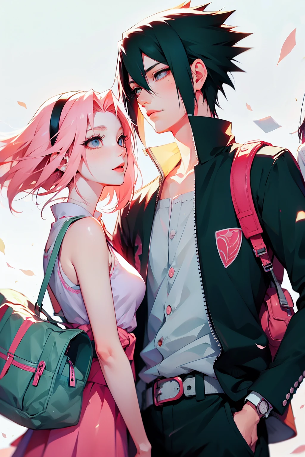 sasusaku. Sasuke Uchiha, a tall, black-haired man wearing a Quarterback ...