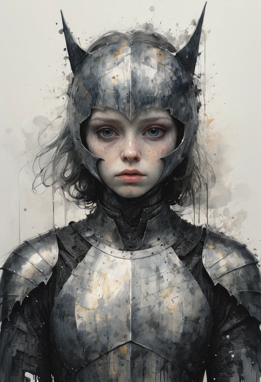 猫骑士, 作者：Agnes cecile, 最好的质量, 杰作, 非常美观, 完美构图, 复杂的细节, 极其详细