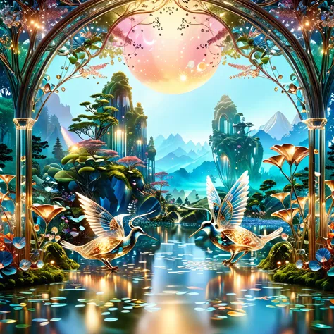Step into a whimsical realm of boundless wonder, where the realms of magic and technology converge in a breathtaking tapestry of...