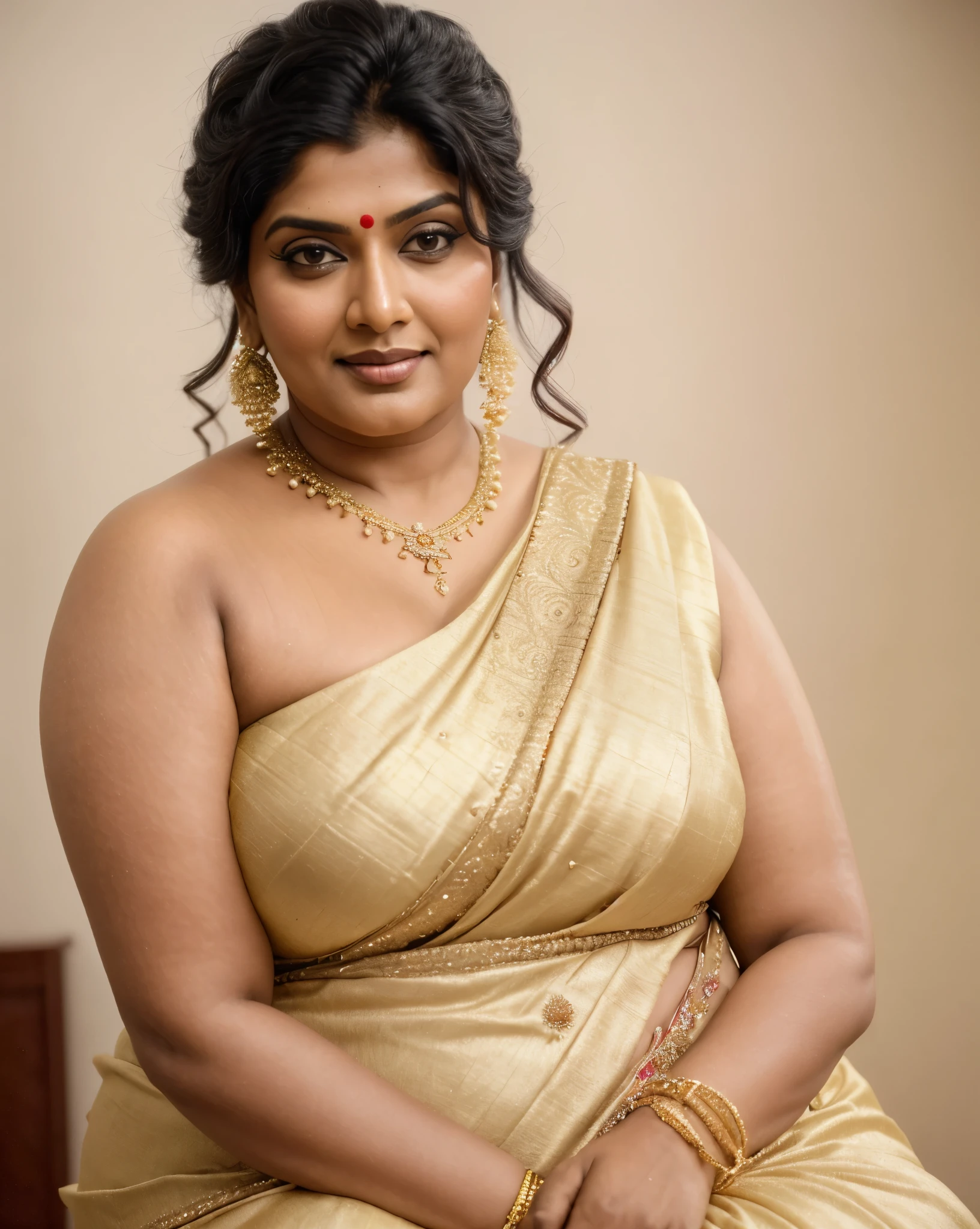 Anupa in a sari sari sari sari sari sari sari sari sari sari sar - SeaArt AI