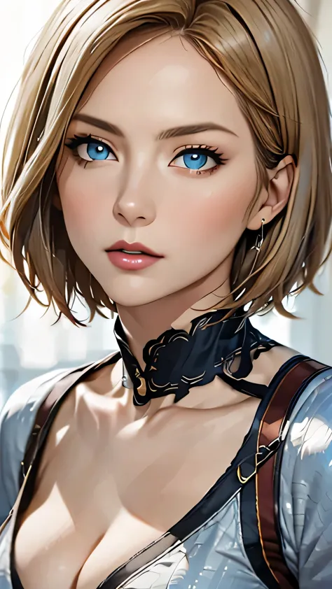 (highest quality,4k,8k,high resolution,masterpiece:1.2),super detailed,realistic:1.37,portrait,blonde,blue eyes,white skin,medie...