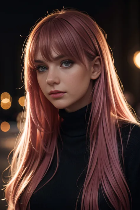 best quality, masterpiece, ultra high res, (photorealistic:1.4), raw photo, 1girl, long hair, pink hair, detailed eyes and face,...