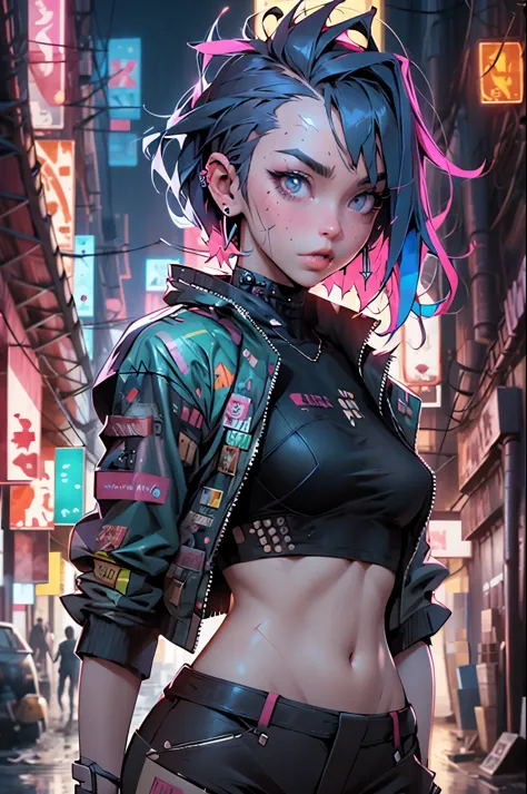 ((best quality)), ((masterpiece)), (highly detailed body and face:1.3), 3D, Beautiful (cyberpunk:1.3) Beautiful young man with h...