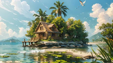 (best quality,4k,8k,highres,masterpiece:1.2),ultra-detailed,(realistic,photorealistic,photo-realistic:1.37),Ghibli-style,a perso...