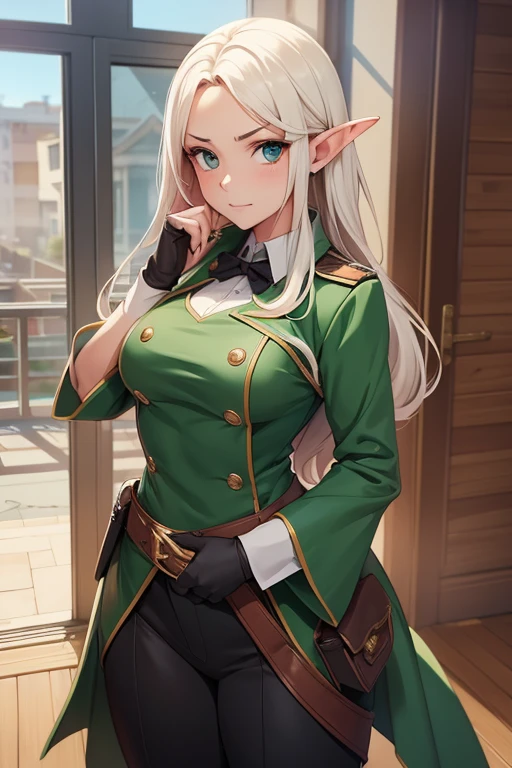 um close de uma mulher com cabelo verde e vestido preto, artegerm e Rossdraws, estilo artegerm, artegerm extremamente detalhado, artegerm lau, personagem dnd de garota goblin, in the estilo artegerm, estilo artegerm, Krenz Cushart e Artegerm, modelo uniforme | artegerm, inspirado em rossdraws