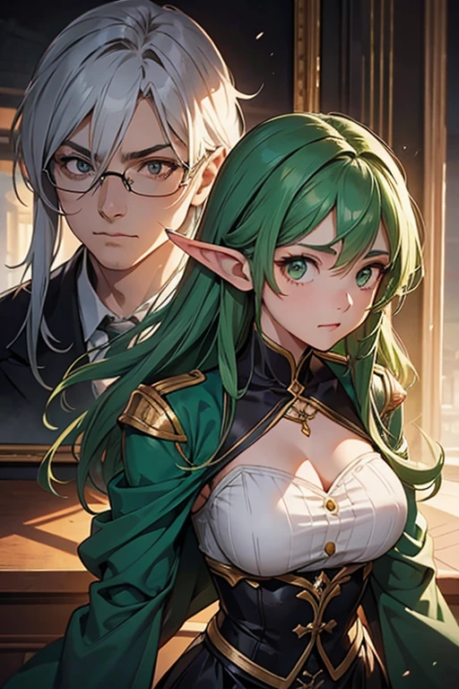 um close de uma mulher com cabelo verde e vestido preto, artegerm e Rossdraws, estilo artegerm, artegerm extremamente detalhado, artegerm lau, personagem dnd de garota goblin, tom de pele verde,"garota monstro",Goblin fêmea verde,no estilo artegerm, estilo artegerm, Krenz Cushart e Artegerm, modelo uniforme | artegerm, inspirado em rossdraws