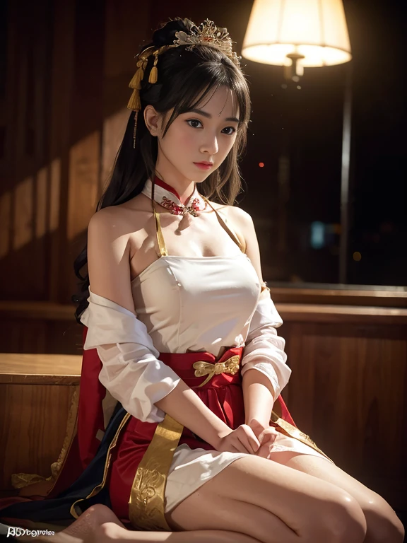 1女孩, ((非常透明) Hanfu qipao), (色情_), ((焦点特写脸)), 相当年轻 (亚洲) (亚洲) (杰作), top 亚洲 model, (阿芙罗狄蒂女神), (小胸部), 最优质的细节脸部:1.5, 私人房间, (8k 高清图像, (柔和而清凉的灯光), 最佳品质详细超高分辨率:1.2.动态照明, 艺术站, 获奖者摄影, 体积计量照明),