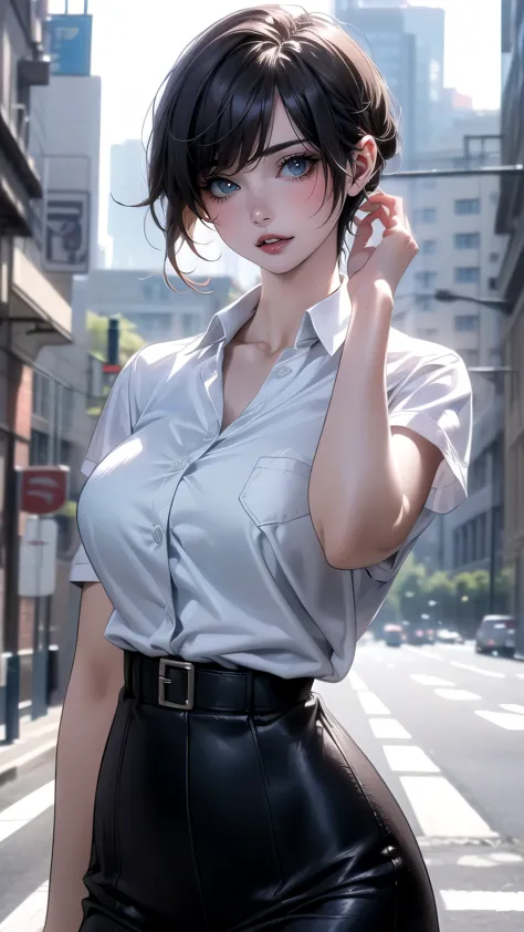 random office lady fashion,(thin type),(large breasts),(random sexy pose),(random hairstyle),(cinematic scene,highest image qual...