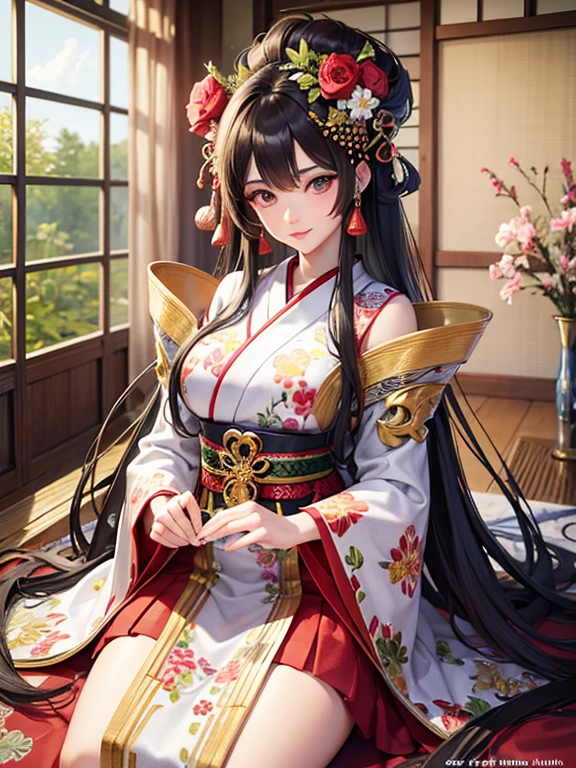 ((highest quality)),(ultra high resolution),(Super detailed),(detailed description),((The best CG)),(best work of art),super precision art,Amazing drawing art,(Intricately detailed Japanese art:1.5),Heian Emaki:1.7, (1 female:1.6),court poet:1.5,gentle smile:1.6, (Beautiful 12-height detailed drawing:1.8), incense burner:1.4,