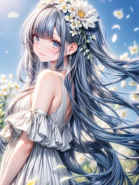 masterpiece, best quality, extremely detailed, (illustration, official art:1.1), 1 girl ,(((( light blue long hair)))), light bl...