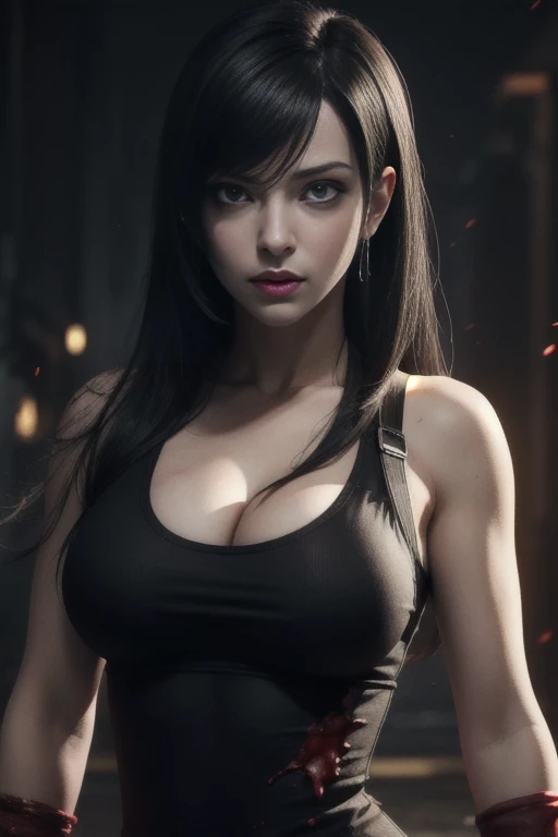 Blood soaked, Tifa Lockhart,