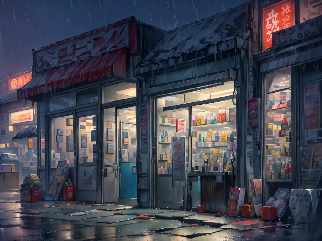 midnight convenience store