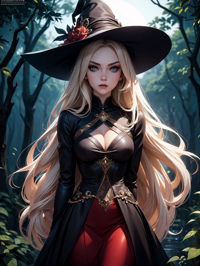 “Create an awe-inspiring masterpiece featuring a solo female Dhampir character with the highest level of quality and attention to detail. The artwork should be photorealistic, with a rating of 1.4, to truly bring the character to life. She should be wearing a stylish skirt in the illustration, showcasing her confident and alluring personality. A full-body depiction is desired to capture the character’s presence and elegance. For her appearance, she should have pale skin, exuding a sexy vampire allure. Her hair should feature a mesmerizing ombre effect, with a rating of 1.5, transitioning from platinum blonde at the roots to a dark orange shade towards the ends. Complement her look with a striking witch outfit that enhances her appeal.”

“Design an ultra-detailed illustration of a captivating female character, aiming to be a true masterpiece of the highest quality. The artwork should have a resolution of 4k or 8k, ensuring every detail is brought to life. The character should possess an intense gaze, sharp fangs, and a graceful pose, showcasing her allure and power. Emphasize her piercing eyes, reflecting her mysterious nature. Set her in a moonlit garden, enveloped in a sinister atmosphere with vibrant colors and dramatic lighting. The character’s face should be flawlessly rendered, capturing her perfect features and beautiful eyes. Create a full-body portrait of her walking through the garden, exuding elegance and intrigue.”