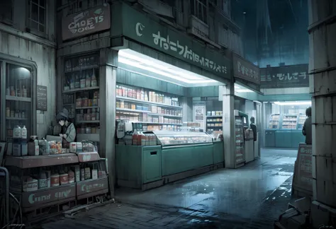 midnight convenience store