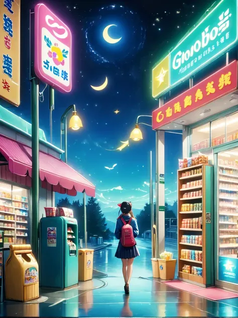 Midnight convenience store