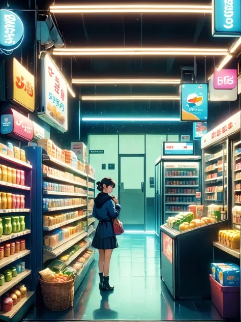 Midnight convenience store