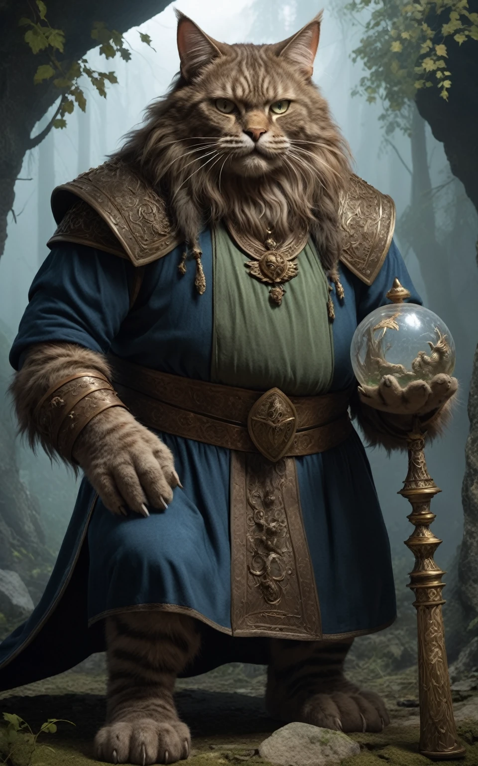 El arte de Cot Bayun es un personaje de los cuentos de hadas rusos., a huge ogre cat with a magia voice.
ðŸ ˆâ€ â¬› Habla y adormece a los viajeros que se acercan y a los que se encuentran entre ellos con sus historias., que no tienen suficiente fuerza, para resistir su magia y que no se han preparado para la batalla con él., el gato magico mata sin piedad. ¿Pero quién se queda con el gato?, encontrará la salvación de todas las enfermedades y sufrimientos - Bayun&#39;Las historias son curativas.. . Espléndido, celestial, etéreo, pintoresco, Epopeya, majestuoso, magia, Arte De Fantasía, Arte de la cubierta, soñador