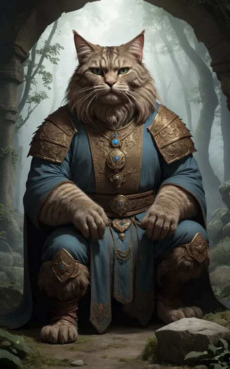 Art of Cot Bayun is a character from Russian fairy tales, a huge ogre cat with a magisch voice.
ðŸ ˆâ€ â¬› He speaks and lulls t...