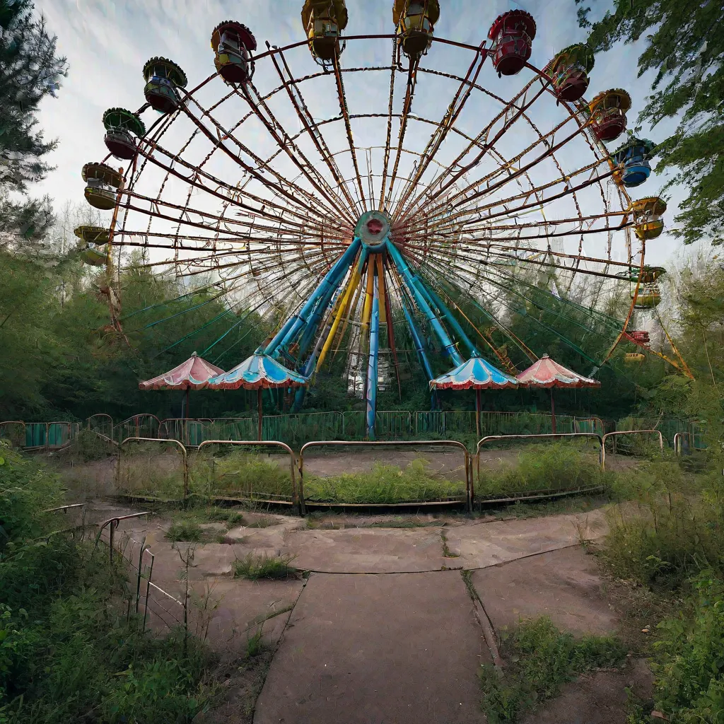 An abandoned amusement park10