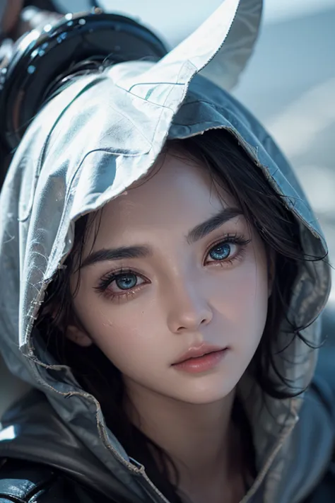 roughcraft&#39;s worldから来た女性のエイリアン, super detailed artistic photography, midnight aura, night sky, detailed gorgeous face, dream...