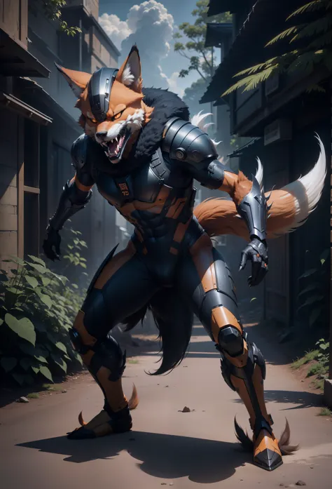 change the arms to furry orange