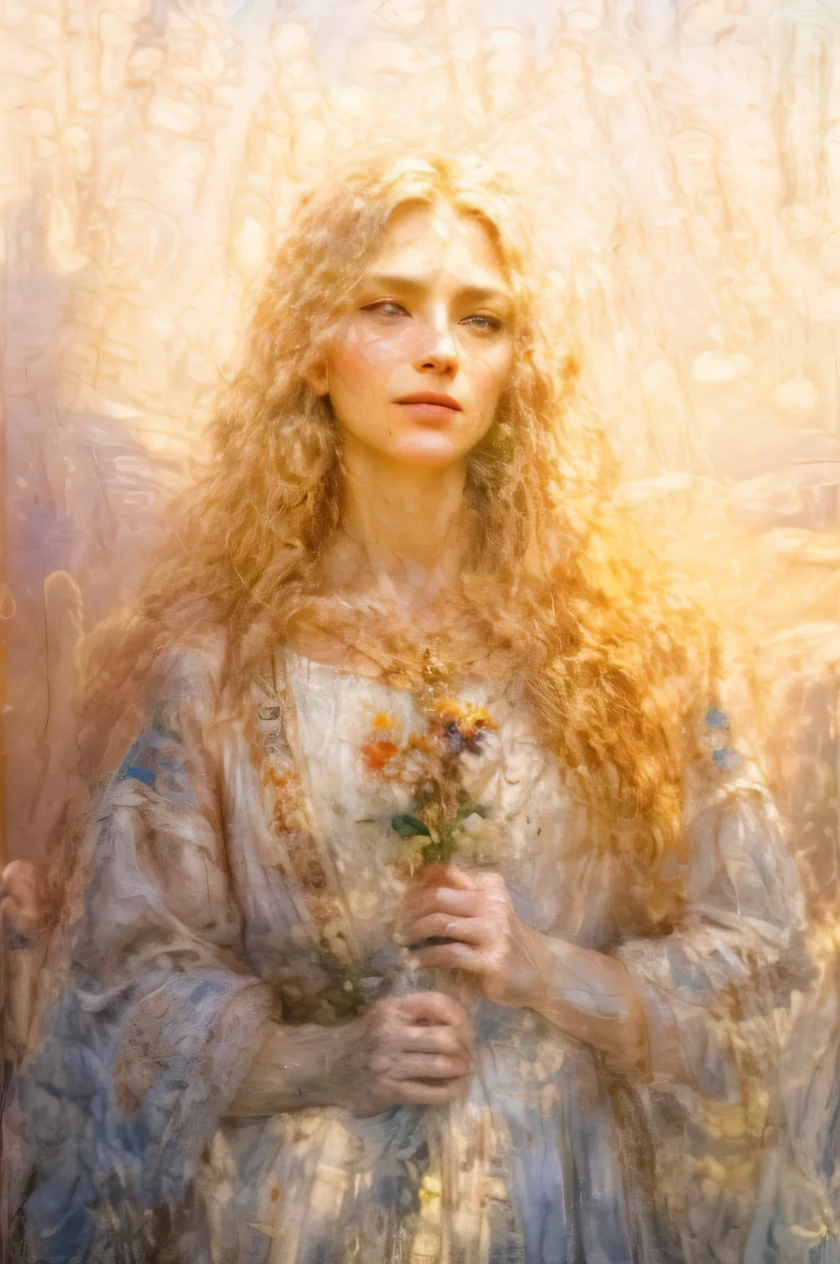 portrait of a slavic sorceress with a magic flower on a trail in the mountains, 8k art photography, character portrait, composition, confident soft impressionist, perfect composition, delicate face, energetic strokes, facial details, fantastic face, framing, golden ratio, highly detailed, hyperdetalized digital painting, insanely detailed, complex, masterpiece, genuine leather, perfect composition, perfect face, photorealistic concept art, photorealistic, soft natural volumetric cinematic ideal light, staged visualization of characters, ultra-high quality model, ultra-high quality model