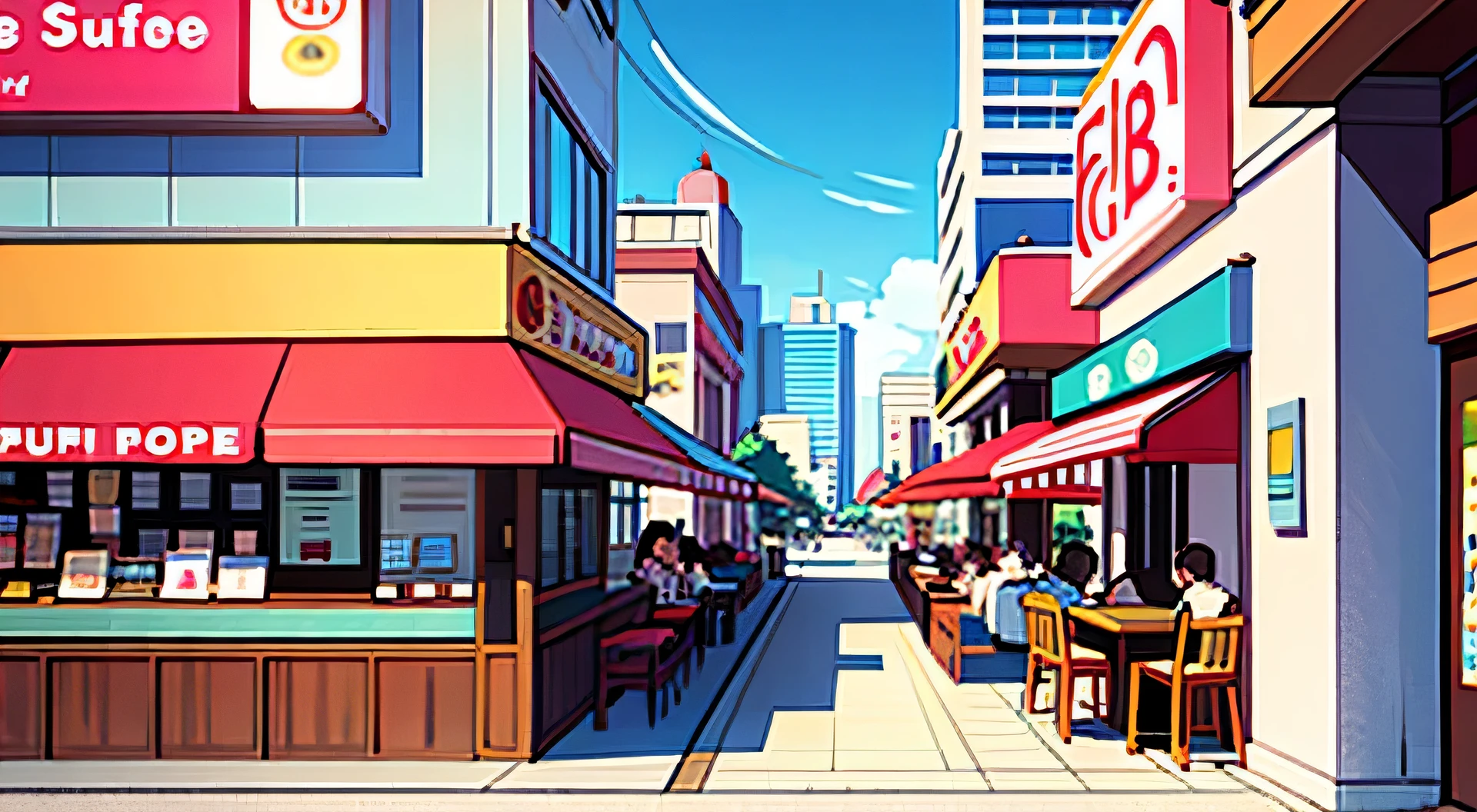 City Pop, cafe