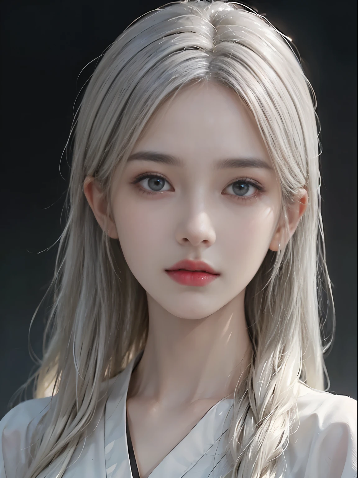 Realistically, high resolution, 1 girl, White hair rings, Black eye, Chinese feelings, Hanfu，High resolution,Highly detailed facial and skin textures, Delicate eyes,Surreal，Super real photos，Very detailed CG unified 8k wallpaper，（masterpiece），（best quality），（Super detailed），（Super real photos），（Best Character Detail：1.36），There is light on the face, movie lighting，illustration, Very detailed，Level verbose, High resolution, Very detailed, best quality, masterpiece，Highly detailed facial and skin textures, Delicate eyes, Double eyelids，Surreal，Super real photos，Beautiful delicate eyes，(Detailed face)