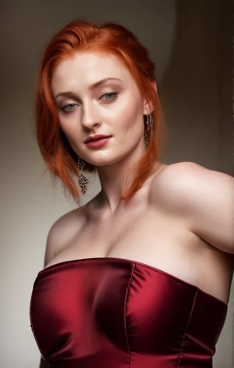 face of sophie turner, sansa stark played by sophie turner, the de facto lady of the eyrie, is a 40-year-old mature queen with a...