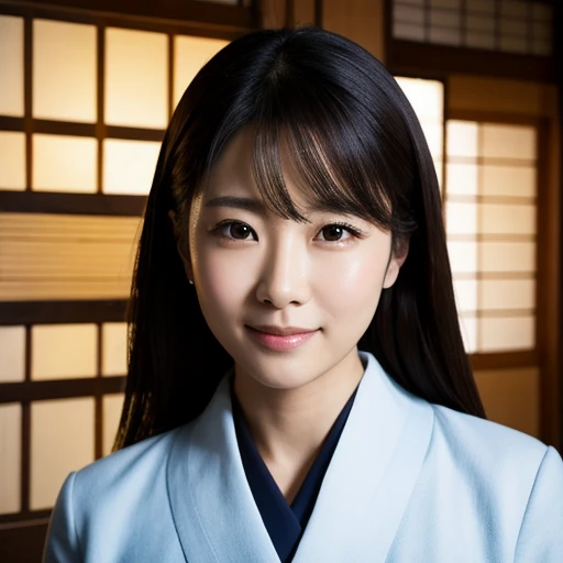 (Safe at Work:1.0), realistic raw photo, Professional photos, detailed skin texture, highest quality, sharp perspective, A pose with you in mind, Japanese aesthetics, A Beautiful Woman, Japan at 32 years old, (Captivate you:0.9), attractive appearance, Beautiful Skin, detailed skin texture, (transparency:1.1) Attractive cute face, handsome face, A sentimental atmosphere, Gazing at you, A rich expression, A modest appearance, Looking here happily, I like you