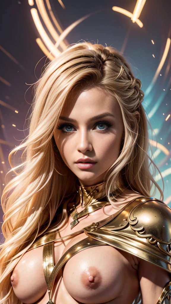 (schöne Frau), Ganzkörperansicht, eine Nahaufnahme einer Frau mit langen blonden Haaren, die ein Mobiltelefon hält, inspiriert von Magali Villeneuve, Fantasie-Kunst-Porträt, Fantasieporträt art, detailed matte Fantasieporträt, Alice x. zhang, Fantasieporträt, epic Fantasie-Kunst-Porträt, beautiful Fantasie-Kunst-Porträt, magali villeneuve', Grafikerin Magali Villeneuve, Porträt im Fantasy-Genre, epischer Fantasy-Digitalkunststil