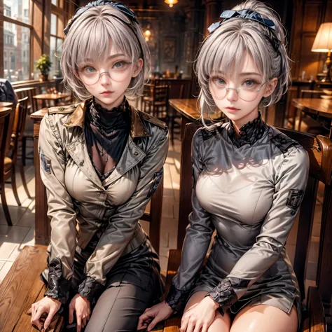 cinematic lighting, highly detailed skin,1 girl, highest quality, cyber punk, (dim color, soothing tone:1.3), (beautiful woman, ...