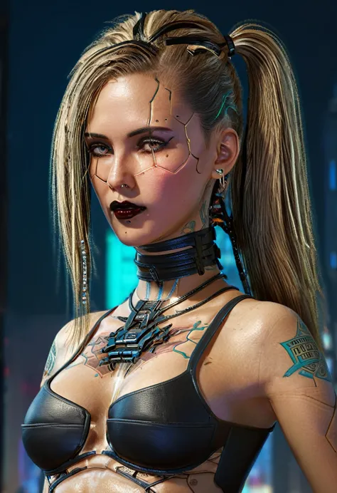 ((extremely delicate and beautiful cybernetic girl)), ((mechanical limblood vessels connected to tubeechanical vertebrae), ((mec...