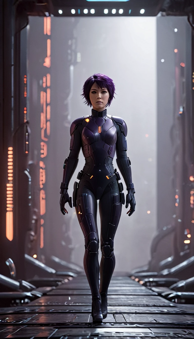 professional 3d model Cinematic scene, sabine wren, HUGE BREASTS, Ghost in the Shell, detailed background, masterpiece, best quality, high quality, highres, absurdres . octane render, highly detailed, volumetric, dramatic lighting