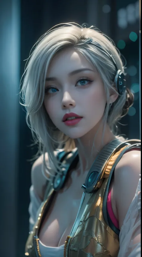 ((best quality)), ((masterpiece)), (detailed:1.4), 3d, image of a beautiful cyberpunk woman,hdr (high dynamic range),ray tracing...