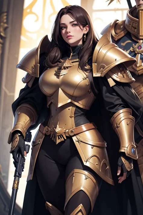 Warhammer 40000, female adeptus custodes, adeptus custodes armor, games workshop, future, grim-dark, imperium of mankind