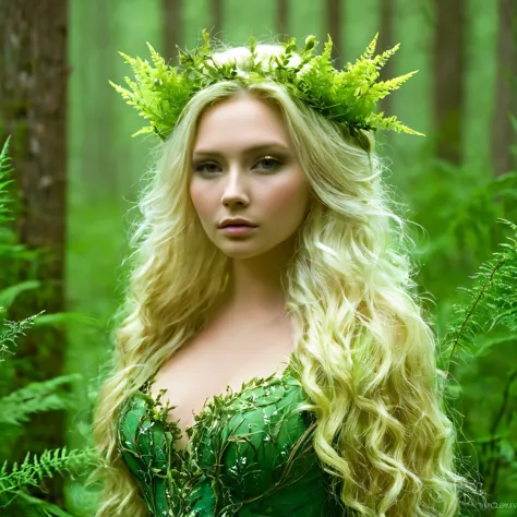 Blonde forest queen