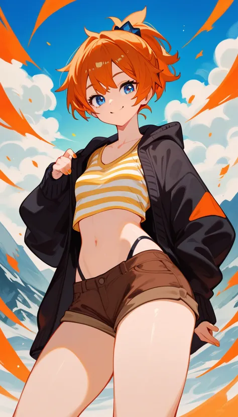 (score_9,score_8_up,score_7_up,score_6_up,score_5_up,score_4_up), masterpiece, best quality, expressive eyes, orange short hair,...