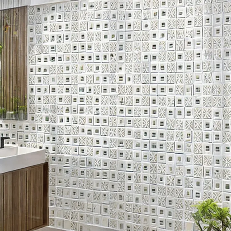 (masterpiece, best quality:1.2), decor tile, ventilation tiles,wind cotton tiles. tile decor for wall, white tiles ,