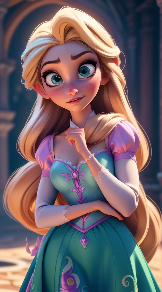 Elsa-Rapunzel Fusion, Merging models, Rapunzel&#39;s clothes, derretendo, 1 girl, comely, charachter, Woman, Female, (master part:1.2), (best qualityer:1.2), (standing alone:1.2), ((struggling pose)), ((field of battle)), cinematographic, perfects eyes, perfect  skin, perfect lighting, sorrido, Lumiere, Farbe, texturized skin, detail, Beauthfull, wonder wonder wonder wonder wonder wonder wonder wonder wonder wonder wonder wonder wonder wonder wonder wonder wonder wonder wonder wonder wonder wonder wonder wonder wonder wonder wonder wonder wonder wonder wonder wonder, ultra detali, face perfect
