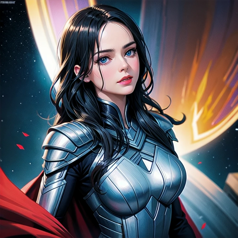 Portrait of Lady Sif from the Thor comics, version by Gene Theirney