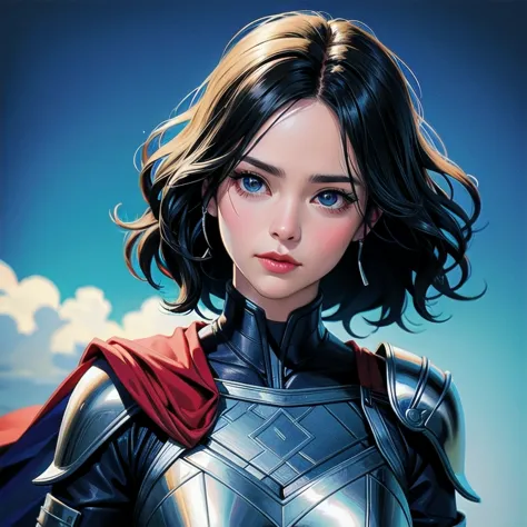 portrait of lady sif from the thor comics, version by gene theirney