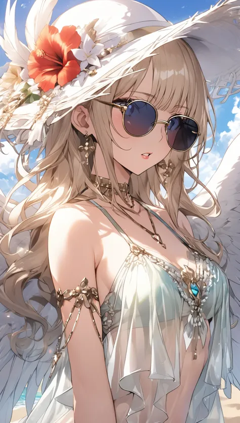 (highest quality、masterpiece、High resolution、detailed)、,break,(Beautiful Anime)、One girl,
break
//Fashion Beachside Swan Diva,
This costume is、It combines the elegance of a swan with the fun and sexy vibe of beachwear.。, Let&#39;s start with a simple and s...