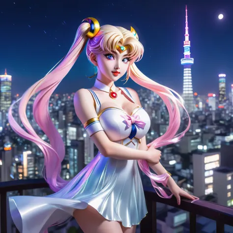 (best quality,4k,8k,highres,masterpiece:1.2),ultra-detailed,(realistic,photorealistic,photo-realistic:1.37),sailor moon in her m...